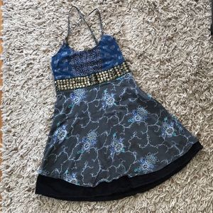 Free People floral beaded dress
